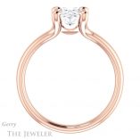 Oval Shaped Forever One Moissanite Engagement Ring #GTJ976-oval-fo-r 2 Oval Shaped Forever One Moissanite Engagement Ring #GTJ976-oval-fo-r
