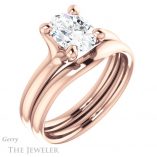 Oval Shaped Forever One Moissanite Engagement Ring #GTJ976-oval-fo-r 6 Oval Shaped Forever One Moissanite Engagement Ring #GTJ976-oval-fo-r