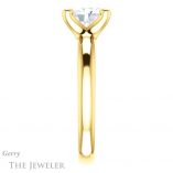 Oval Shaped Forever One Moissanite Engagement Ring #GTJ976-oval-fo-y 3 Oval Shaped Forever One Moissanite Engagement Ring #GTJ976-oval-fo-y