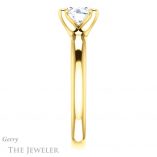 Round Cut Forever One Moissanite Engagement Ring #GTJ976-round-fo-y 3 Round Cut Forever One Moissanite Engagement Ring #GTJ976-round-fo-y