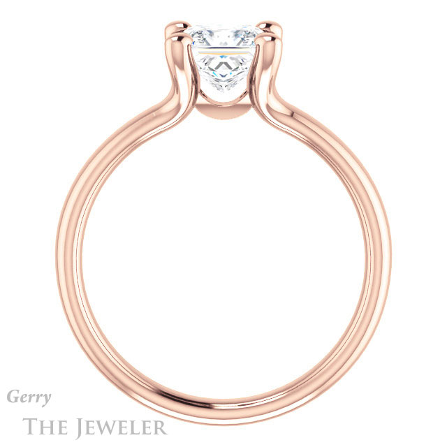 Princess Cut Forever One Moissanite Engagement Ring #GTJ976-square-fo-r 2 Princess Cut Forever One Moissanite Engagement Ring #GTJ976-square-fo-r