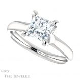 Princess Cut Forever One Moissanite Engagement Ring #GTJ976-square-fo-w