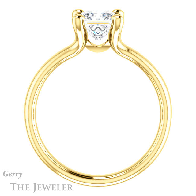 Princess Cut Forever One Moissanite Engagement Ring #GTJ976-square-fo-y 2 Princess Cut Forever One Moissanite Engagement Ring #GTJ976-square-fo-y
