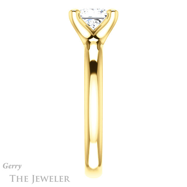 Princess Cut Forever One Moissanite Engagement Ring #GTJ976-square-fo-y 3 Princess Cut Forever One Moissanite Engagement Ring #GTJ976-square-fo-y