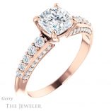 Cushion Cut Forever One Moissanite Engagement Ring #GTJ977-cushion-fo-r 4 Cushion Cut Forever One Moissanite Engagement Ring #GTJ977-cushion-fo-r