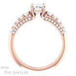 Emerald Cut Forever One Moissanite Engagement Ring #GTJ977-emerald-fb-r 2 Emerald Cut Forever Brilliant Moissanite Engagement Ring #GTJ977-emerald-fb-r