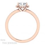 Cushion Cut Forever One Moissanite Engagement Ring #GTJ978-cushion-fo-r 2 Cushion Cut Forever One Moissanite Engagement Ring #GTJ978-cushion-fo-r