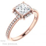Princess Cut Forever One Moissanite Engagement Ring #GTJ978-square-fo-r