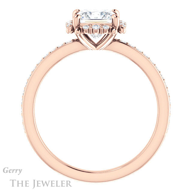 Princess Cut Forever One Moissanite Engagement Ring #GTJ978-square-fo-r