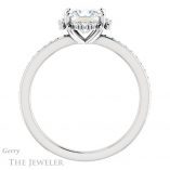 Princess Cut Forever One Moissanite Engagement Ring #GTJ978-square-fo-w 2 Princess Cut Forever One Moissanite Engagement Ring #GTJ978-square-fo-w