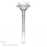Princess Cut Forever One Moissanite Engagement Ring #GTJ978-square-fo-w 3 Princess Cut Forever One Moissanite Engagement Ring #GTJ978-square-fo-w
