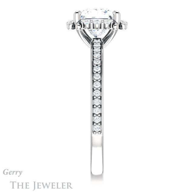 Princess Cut Forever One Moissanite Engagement Ring #GTJ978-square-fo-w 3 Princess Cut Forever One Moissanite Engagement Ring #GTJ978-square-fo-w