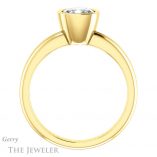 Cushion Cut Forever One Moissanite Engagement Ring #GTJ979-cushion-fo-y 2 Cushion Cut Forever One Moissanite Engagement Ring #GTJ979-cushion-fo-y