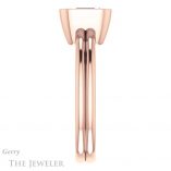 Emerald Cut Forever One Moissanite Engagement Ring #GTJ979-emerald-fb-r 3 Emerald Cut Forever Brilliant Moissanite Engagement Ring #GTJ979-emerald-fb-r