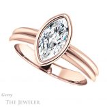 Marquise Cut Forever Brilliant Moissanite Engagement Ring #GTJ979-marquise-fb-r