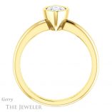 Marquise Cut Forever One Moissanite Engagement Ring #GTJ979-marquise-fb-y 2 Marquise Cut Forever Brilliant Moissanite Engagement Ring #GTJ979-marquise-fb-y