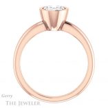 Oval Shaped Forever One Moissanite Engagement Ring #GTJ979-oval-fo-r 2 Oval Shaped Forever One Moissanite Engagement Ring #GTJ979-oval-fo-r