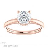 Cushion Cut Forever One Moissanite Engagement Ring #GTJ981-cushion-fo-r 1 Cushion Cut Forever One Moissanite Engagement Ring #GTJ981-cushion-fo-r