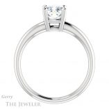 Cushion Cut Forever One Moissanite Engagement Ring #GTJ981-cushion-fo-w 2 Cushion Cut Forever One Moissanite Engagement Ring #GTJ981-cushion-fo-w