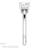 Cushion Cut Forever One Moissanite Engagement Ring #GTJ981-cushion-fo-w 3 Cushion Cut Forever One Moissanite Engagement Ring #GTJ981-cushion-fo-w