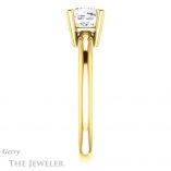 Cushion Cut Forever One Moissanite Engagement Ring #GTJ981-cushion-fo-y