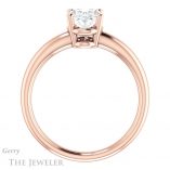 Oval Shaped Forever One Moissanite Engagement Ring #GTJ981-oval-fo-r 2 Oval Shaped Forever One Moissanite Engagement Ring #GTJ981-oval-fo-r