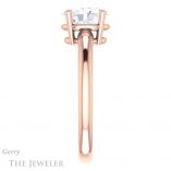 Oval Shaped Forever One Moissanite Engagement Ring #GTJ981-oval-fo-r 3 Oval Shaped Forever One Moissanite Engagement Ring #GTJ981-oval-fo-r