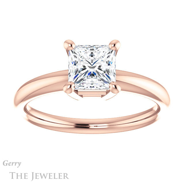 Princess Cut Forever One Moissanite Engagement Ring #GTJ981-square-fo-r 1 Princess Cut Forever One Moissanite Engagement Ring #GTJ981-square-fo-r