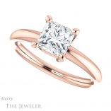 Princess Cut Forever One Moissanite Engagement Ring #GTJ981-square-fo-r 5 Princess Cut Forever One Moissanite Engagement Ring #GTJ981-square-fo-r