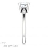 Princess Cut Forever One Moissanite Engagement Ring #GTJ981-square-fo-w 3 Princess Cut Forever One Moissanite Engagement Ring #GTJ981-square-fo-w