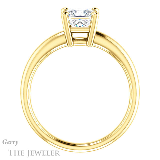 Princess Cut Forever One Moissanite Engagement Ring #GTJ981-square-fo-y