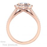 Cushion Cut Forever One Moissanite Engagement Ring #GTJ982-cushion-fo-r 2 Cushion Cut Forever One Moissanite Engagement Ring #GTJ982-cushion-fo-r