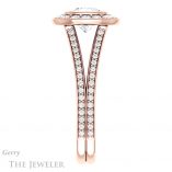 Cushion Cut Forever One Moissanite Engagement Ring #GTJ982-cushion-fo-r 3 Cushion Cut Forever One Moissanite Engagement Ring #GTJ982-cushion-fo-r