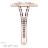 Marquise Cut Forever One Moissanite Engagement Ring #GTJ982-marquise-fb-r 3 Marquise Cut Forever Brilliant Moissanite Engagement Ring #GTJ982-marquise-fb-r