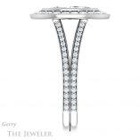 Marquise Cut Forever One Moissanite Engagement Ring #GTJ982-marquise-fb-w 3 Marquise Cut Forever Brilliant Moissanite Engagement Ring #GTJ982-marquise-fb-w
