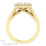 Princess Cut Forever One Moissanite Engagement Ring #GTJ982-square-fo-y 2 Princess Cut Forever One Moissanite Engagement Ring #GTJ982-square-fo-y