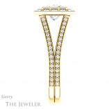 Princess Cut Forever One Moissanite Engagement Ring #GTJ982-square-fo-y 3 Princess Cut Forever One Moissanite Engagement Ring #GTJ982-square-fo-y