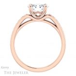 Oval Shaped Forever One Moissanite Engagement Ring #GTJ983-oval-fo-r 2 Oval Shaped Forever One Moissanite Engagement Ring #GTJ983-oval-fo-r