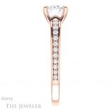 Oval Shaped Forever One Moissanite Engagement Ring #GTJ983-oval-fo-r 3 Oval Shaped Forever One Moissanite Engagement Ring #GTJ983-oval-fo-r