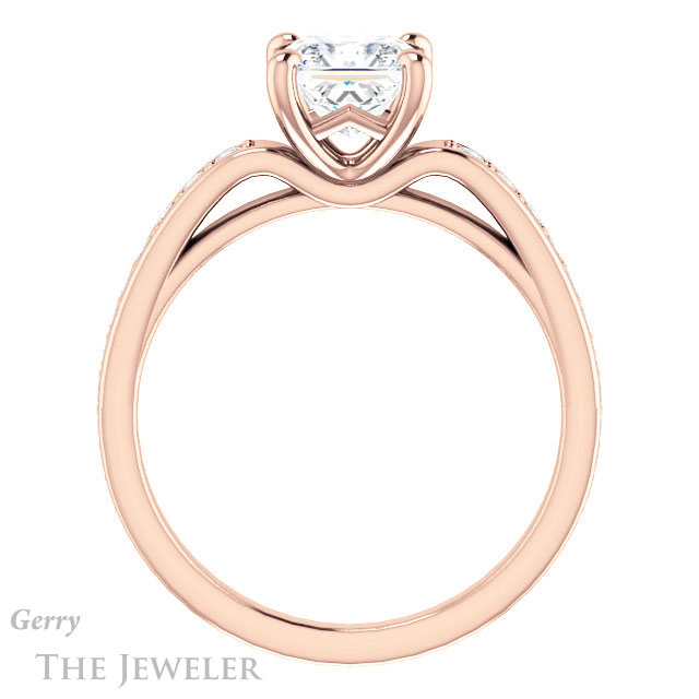 Princess Cut Forever One Moissanite Engagement Ring #GTJ983-square-fo-r 2 Princess Cut Forever One Moissanite Engagement Ring #GTJ983-square-fo-r