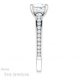 Princess Cut Forever One Moissanite Engagement Ring #GTJ983-square-fo-w 3 Princess Cut Forever One Moissanite Engagement Ring #GTJ983-square-fo-w