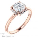 Cushion Cut Forever One Moissanite Engagement Ring #GTJ984-cushion-fo-r 4 Cushion Cut Forever One Moissanite Engagement Ring #GTJ984-cushion-fo-r