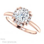 Cushion Cut Forever One Moissanite Engagement Ring #GTJ984-cushion-fo-r 5 Cushion Cut Forever One Moissanite Engagement Ring #GTJ984-cushion-fo-r
