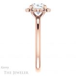 Round Cut Forever One Moissanite Engagement Ring #GTJ984-round-fo-r 3 Round Cut Forever One Moissanite Engagement Ring #GTJ984-round-fo-r
