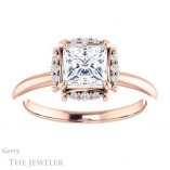 Princess Cut Forever One Moissanite Engagement Ring #GTJ984-square-fo-r 1 Princess Cut Forever One Moissanite Engagement Ring #GTJ984-square-fo-r