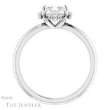 Princess Cut Forever One Moissanite Engagement Ring #GTJ984-square-fo-w