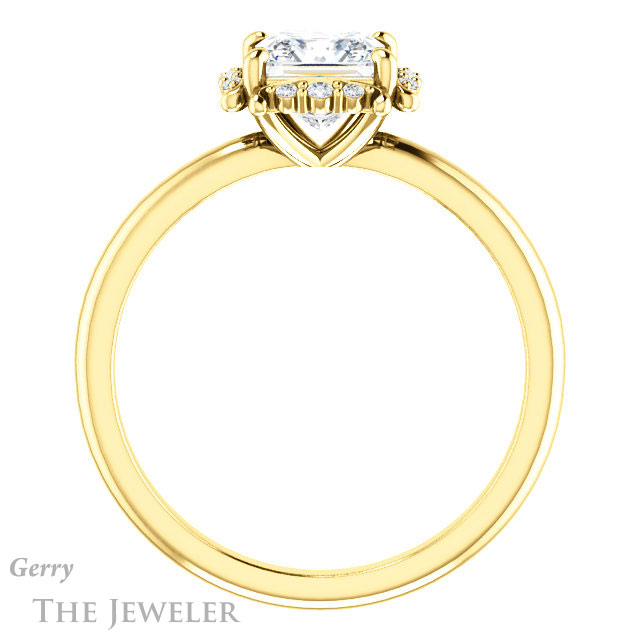 Princess Cut Forever One Moissanite Engagement Ring #GTJ984-square-fo-y
