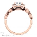 Cushion Cut Forever One Moissanite Engagement Ring #GTJ986-cushion-fo-r 2 Cushion Cut Forever One Moissanite Engagement Ring #GTJ986-cushion-fo-r