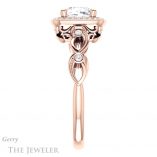Cushion Cut Forever One Moissanite Engagement Ring #GTJ986-cushion-fo-r 3 Cushion Cut Forever One Moissanite Engagement Ring #GTJ986-cushion-fo-r