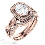 Oval Shaped Forever One Moissanite Engagement Ring #GTJ986-oval-fo-r 6 Oval Shaped Forever One Moissanite Engagement Ring #GTJ986-oval-fo-r